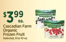 Yoke's Fresh Market Cascadian Farm Organic Frozen Fruit offer