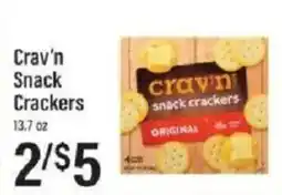 Lowes Foods Crav'n snack crackers offer