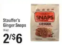 Lowes Foods Stauffer's ginger snaps offer