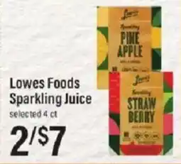 Lowes Foods Lowes Foods Sparkling Juice offer