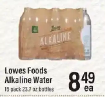 Lowes Foods Alkaline Water