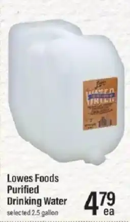 Lowes Foods Lowes Foods Purified Drinking Water offer