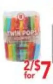 Ingles Markets Twin Pops offer