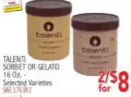 Ingles Markets Talenti sorbet or gelato offer