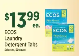 Yoke's Fresh Market Ecoss Laundry Detergent Tabs offer