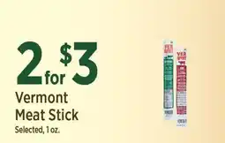 Yoke's Fresh Market Vermont Meat Stick offer