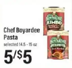 Lowes Foods Chef Boyardee pasta offer