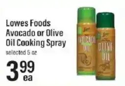 Lowes Foods Lowes Foods Avocado or Olive Oil Cooking Spray offer