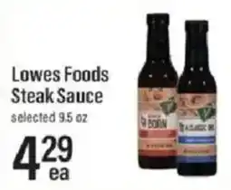 Lowes Foods Lowes Foods Steak Sauce offer