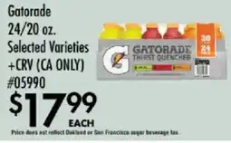 Smart & Final Gatorade thirst quencher offer