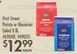 Smart & Final First Street potato or macaroni salad offer