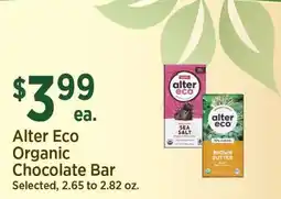 Yoke's Fresh Market Alter Eco Organic Chocolate Bar offer