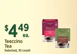 Yoke's Fresh Market Teeccino Tea offer