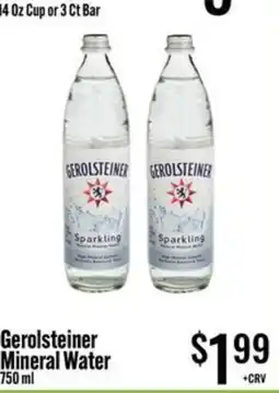 Jons International Gerolsteiner mineral water offer