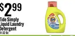 Jons International Tide Simply Liquid Laundry Detergent offer