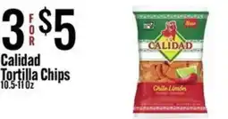 Jons International Calidad tortilla chips offer