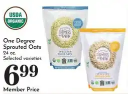 Pavilions One Degree Sprouted Oats offer
