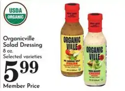 Pavilions Organicville Salad Dressing offer