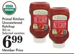Pavilions Primal Kitchen Unsweetened Ketchup offer