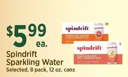 Yoke's Fresh Market Spindrift Sparkling Water offer