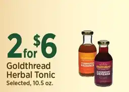 Yoke's Fresh Market Goldthread Herbal Tonic offer