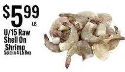 Jons International U/15 Raw Shell On Shrimp offer