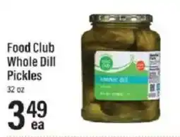 Lowes Foods Food Club Whole Dill Pickles offer