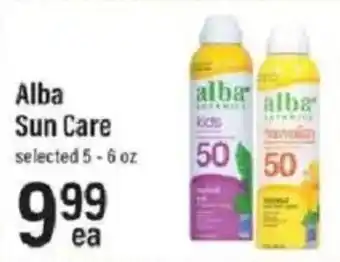 Lowes Foods Alba Sun Care offer