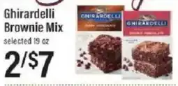 Lowes Foods Ghirardelli Brownie Mix offer