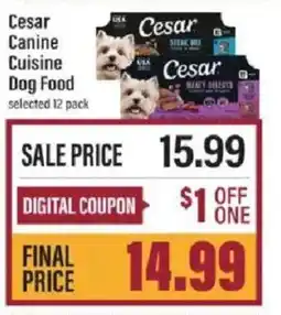 Lowes Foods Cesar Canine Cuisine Dog Food offer