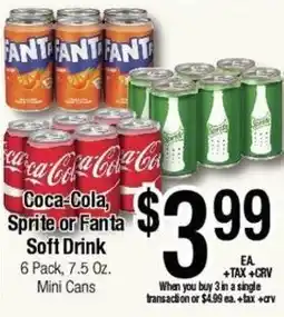 Big Saver Foods Coca-Cola, Sprite or Fanta Soft Drink offer