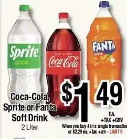 Big Saver Foods Coca-Cola, Sprite or Fanta Soft Drink offer