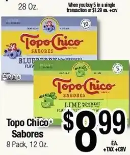 Big Saver Foods Topo Chico Sabores offer