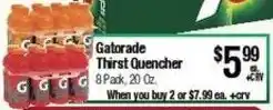 Big Saver Foods Gatorade Thirst Quencher offer