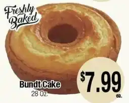 Big Saver Foods Freshly Baked Bundt Cake offer