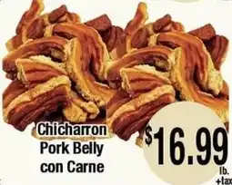 Big Saver Foods Chicharron Pork Belly con Carne offer