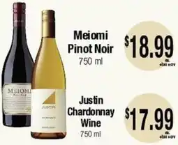 Big Saver Foods Meiomi Pinot Noir offer