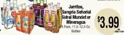 Big Saver Foods Jarritos, Sangria Seniorial Sidral Mundet or Mineragua offer