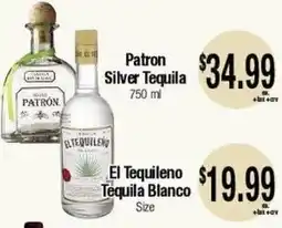 Big Saver Foods Patron Silver Tequila offer