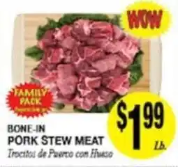 Arlan's Market Family Pack Bone-In Pork Stew Meat offer