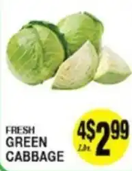 Arlan's Market Fresh Green Cabbage offer