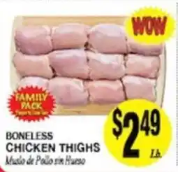 Arlan's Market Family Pack Boneless Chicken Thighs offer