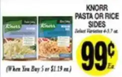 Arlan's Market Knorr pasta or rice sides offer