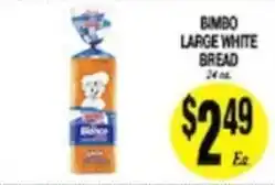 Arlan's Market Bimbo large white bread offer