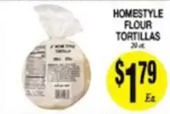 Arlan's Market Homestyle flour tortillas offer
