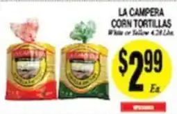 Arlan's Market La Campera corn tortillas offer