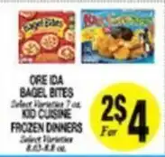 Arlan's Market Ore Ida Bagel Bites offer