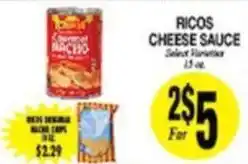 Arlan's Market Ricos Cheese Sauce offer