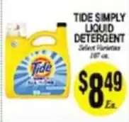 Arlan's Market Tide Simply Liquid Detergent offer
