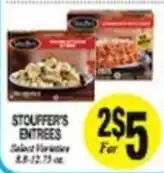 Arlan's Market Stouffer's Entrees offer